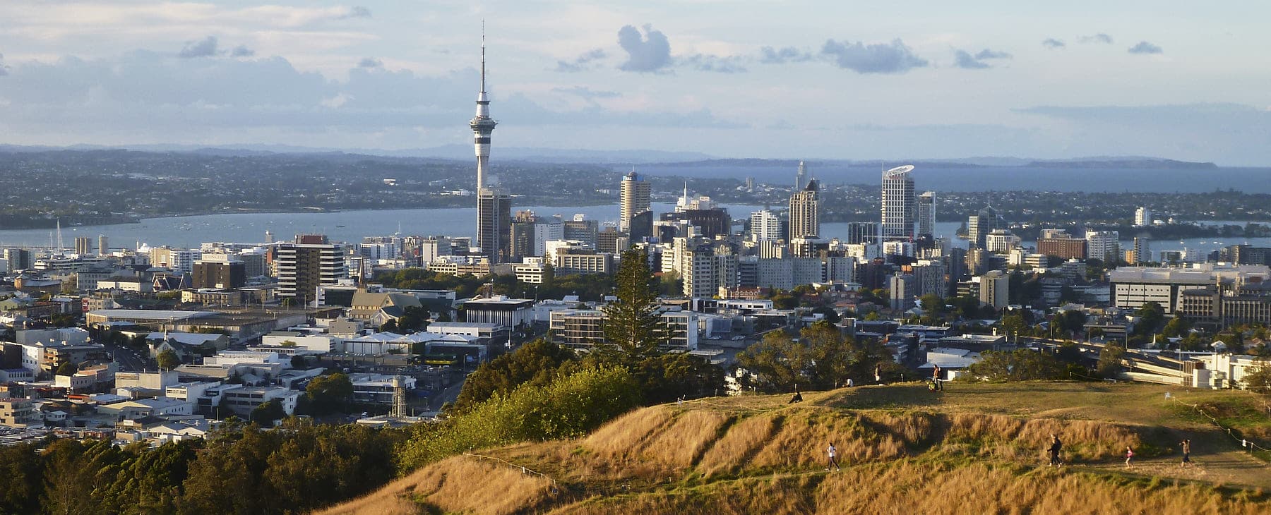 Vistas panorámicas de la ciudad de Auckland Aventura en Nueva Zelanda