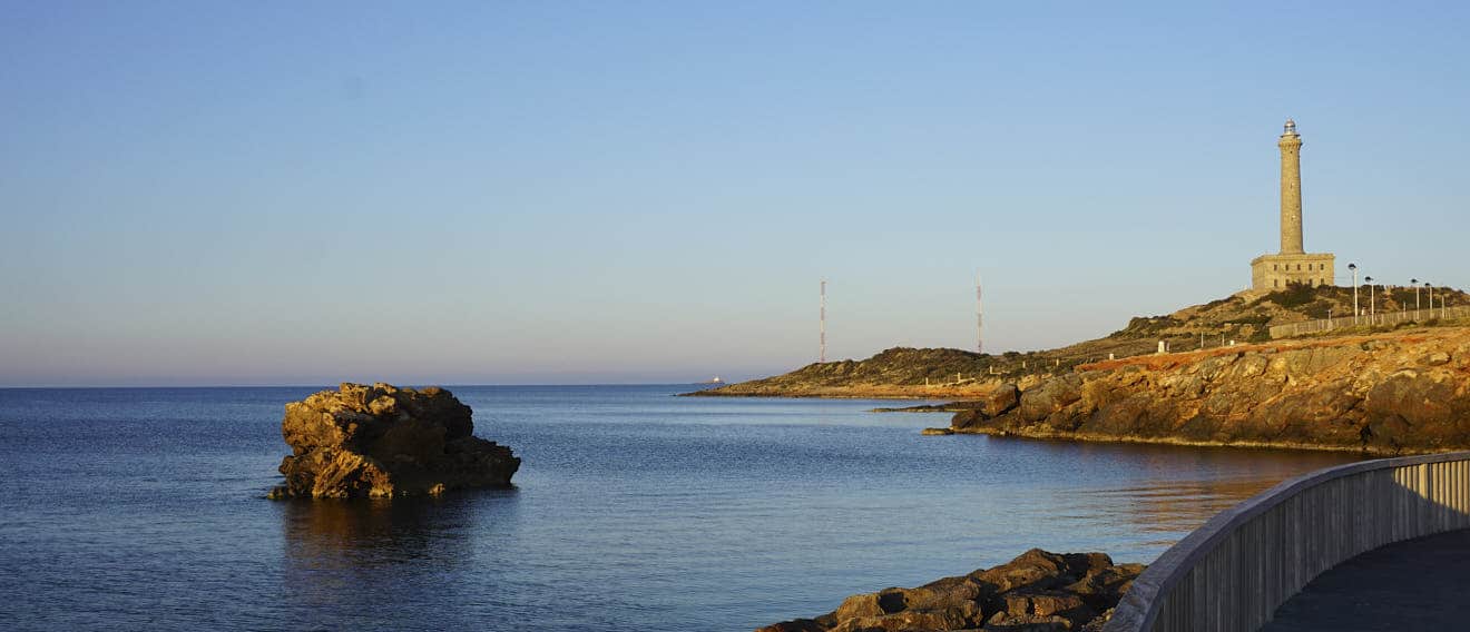 La cala de la Galera cabo de palos