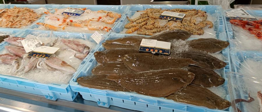 Pescado fresco en el mercado de Cabo de Palos