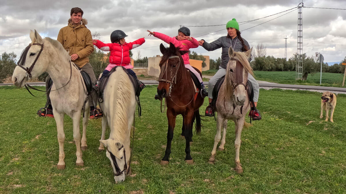 Montar en Caballo en la Yeguada de la Dehesa