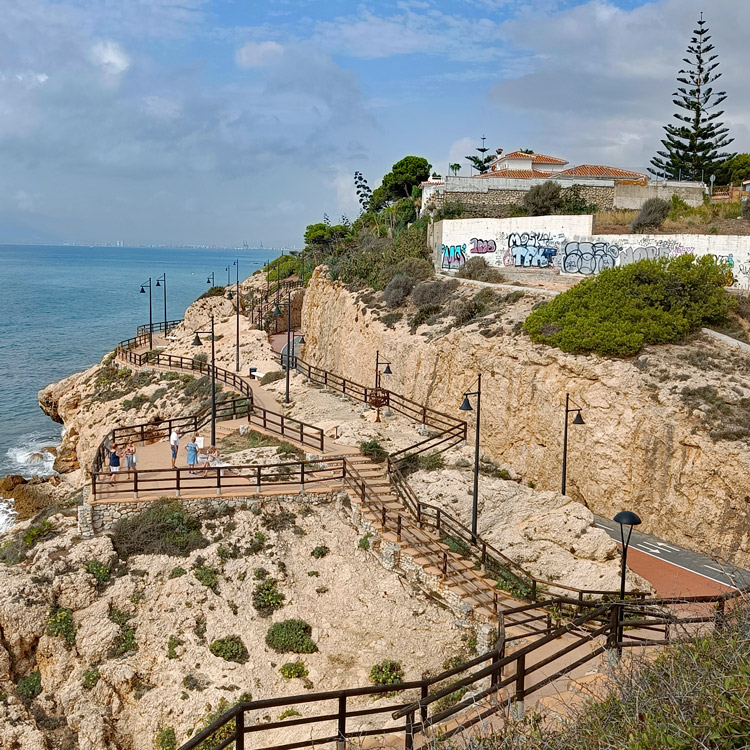 senda litoral cantal Senderismo con niños en Málaga