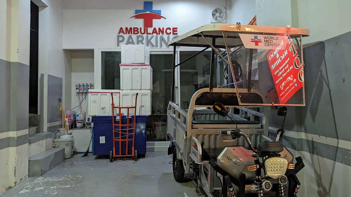 Estación de ambulancias en Phi Phi