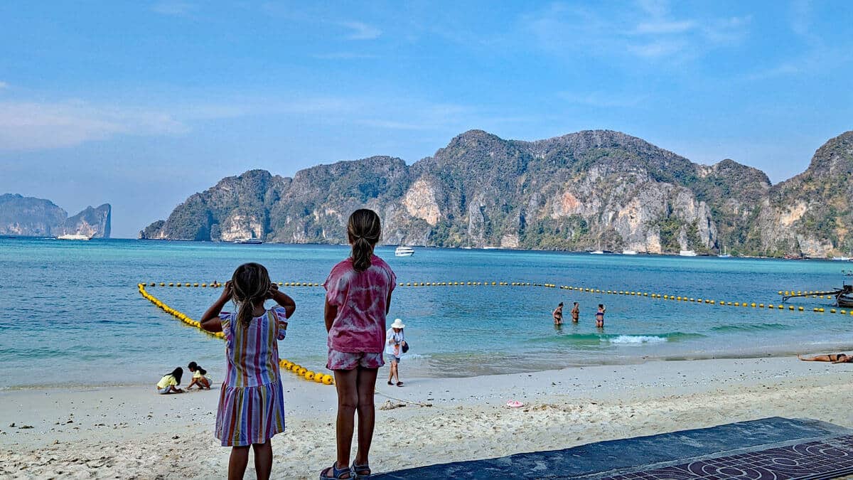 Las niñas en Tailandia