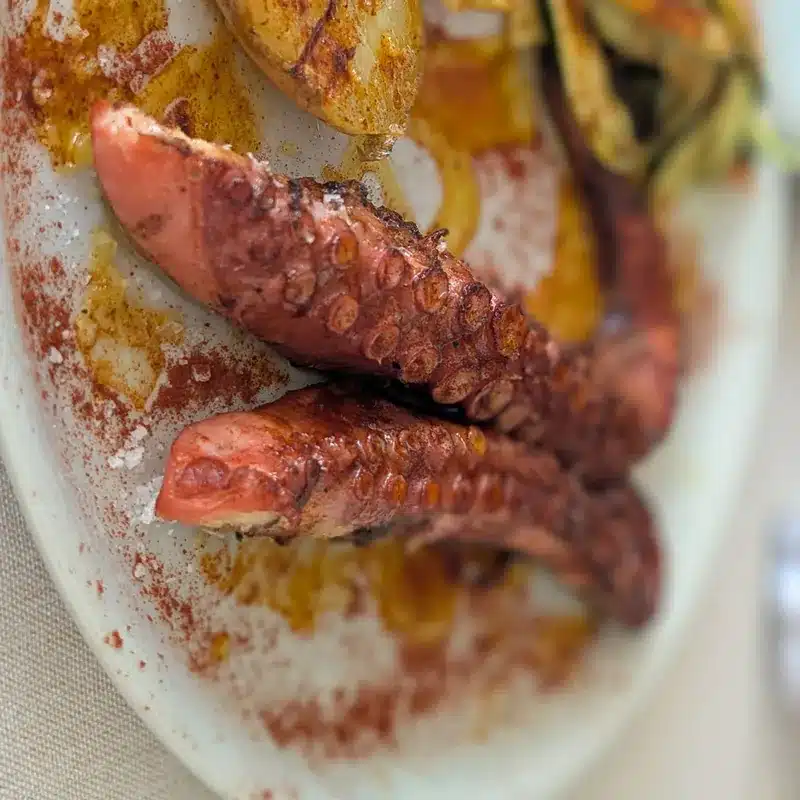 Qué ver en Fuente de Piedra: naturaleza, flamencos y planes curiosos 17 Pulpo a la brasa con pimentón en la taberna de Joaquín en Fuente de Piedra, Málaga
