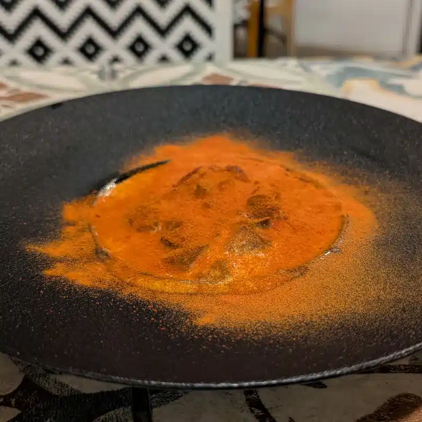 Istán: el manantial de la Costa del Sol 10 Berenjena parmesana con espuma de queso de cabra