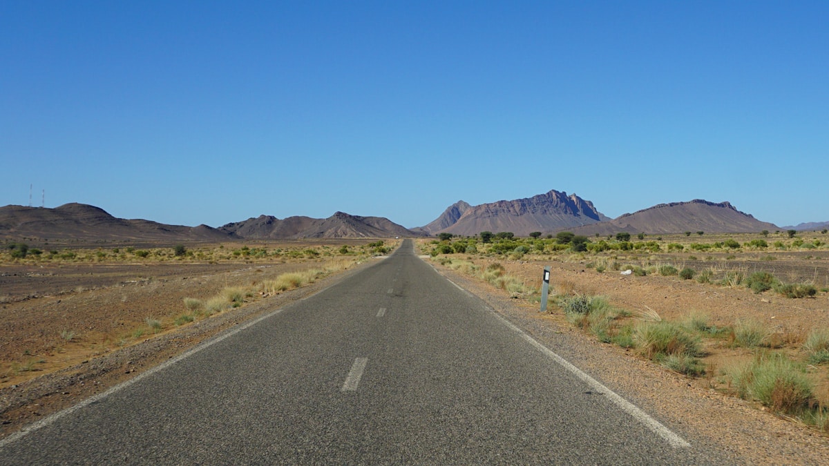El valle del Draa, Marruecos