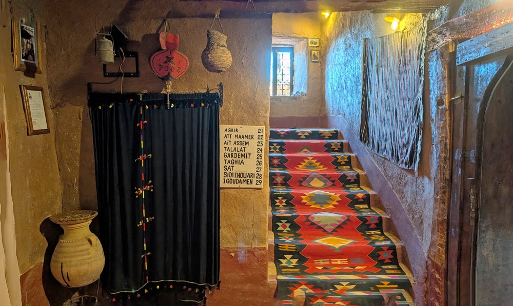 El gîte tradicional en una kasbah