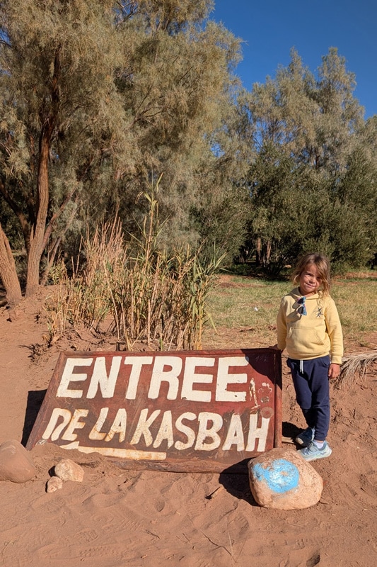 Ksar Ait Ben Haddou Marruecos con niños