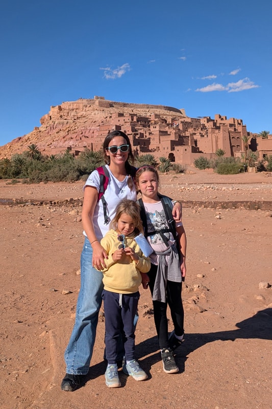 Ksar Ait Ben Haddou Marruecos con niños