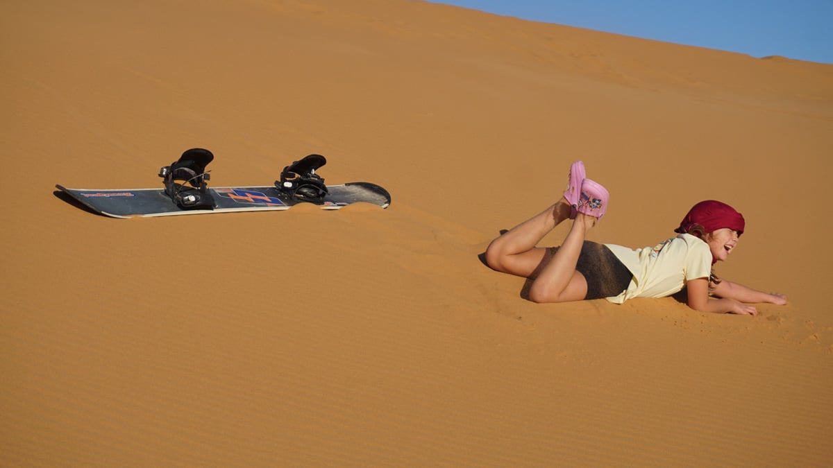 sandboarding fail Marruecos