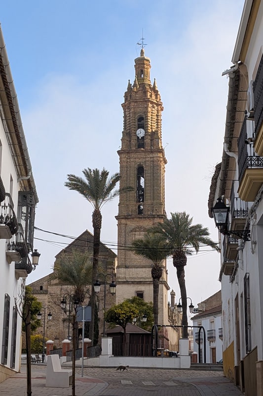 The leaning tower of Andalusia, Bujalance, Cordoba Andalusia