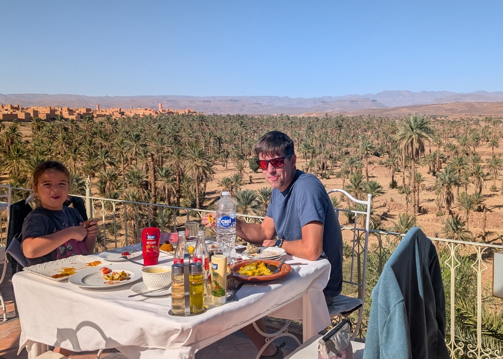 Palmeral en el valle de Draa