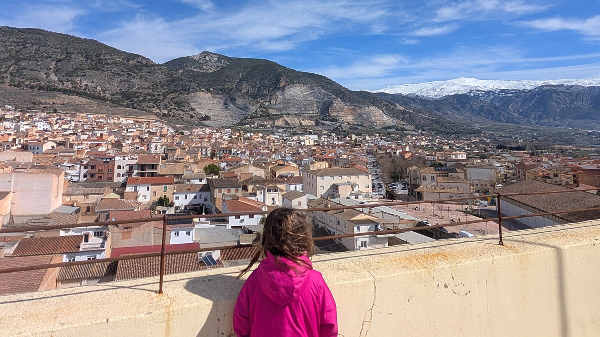 Vistas desde el silo de Padul, Granada