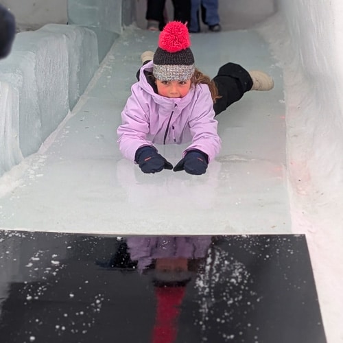 Tirando en el hielo