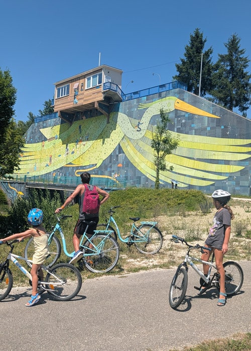 Ruta familiar en bici por los canales