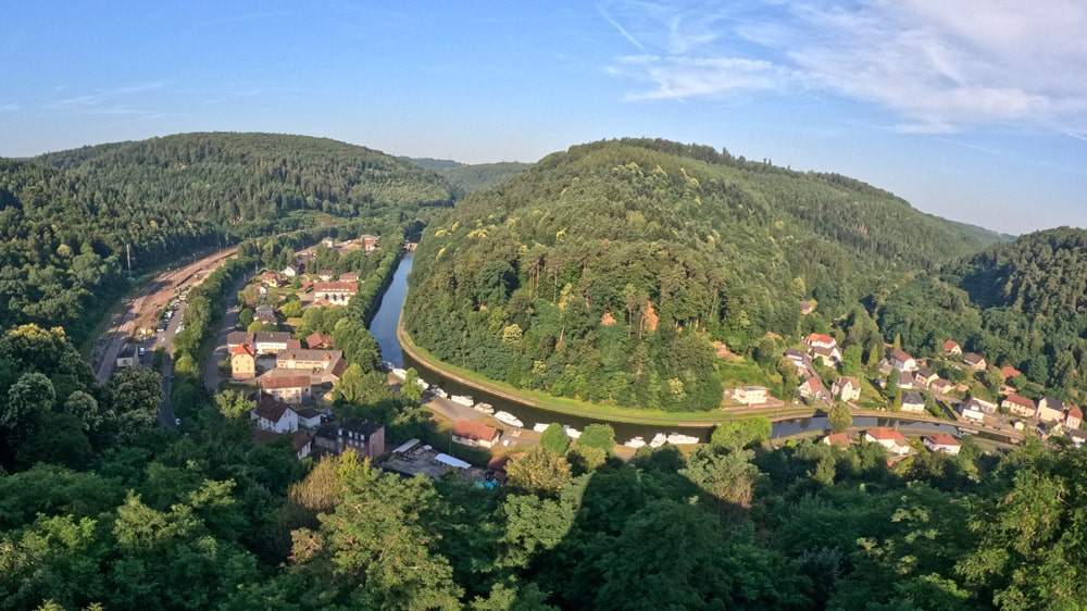 Vistas desde el castillo de Lutzelbourg