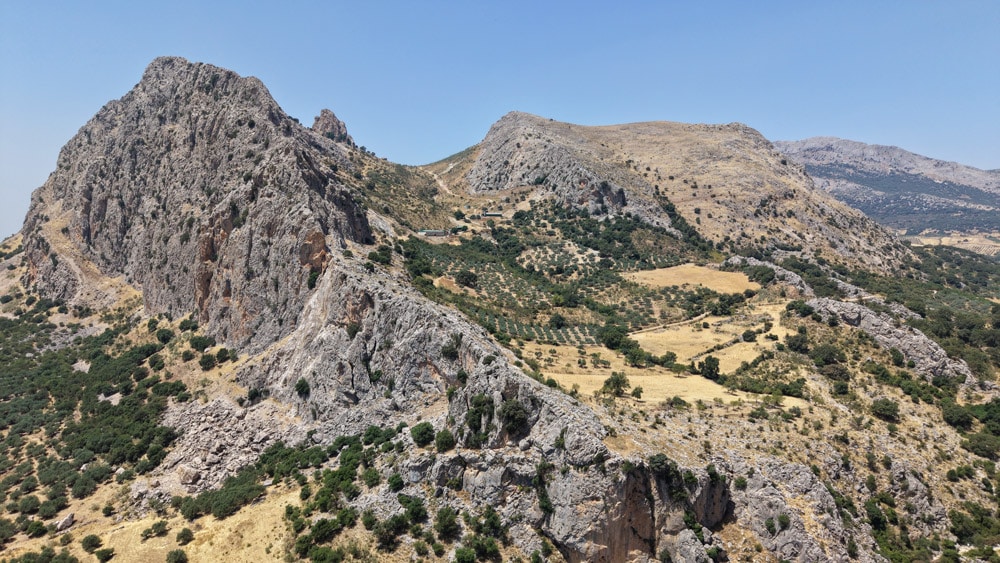 Tajos de pirineso de la costa del sol