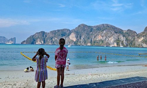 Las niñas en Tailandia