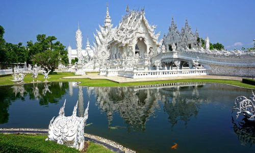 El Templo Blanco en Chiang Rai Tailandia